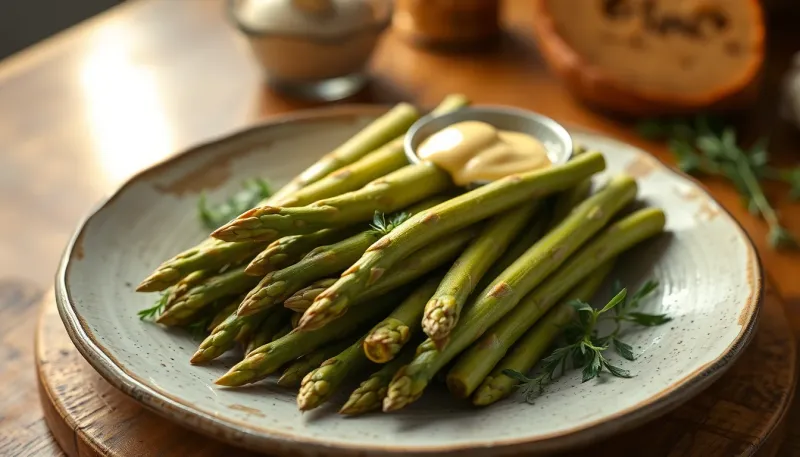 Asperges blanches à la vapeur et sous vide : techniques de cuisson des chefs