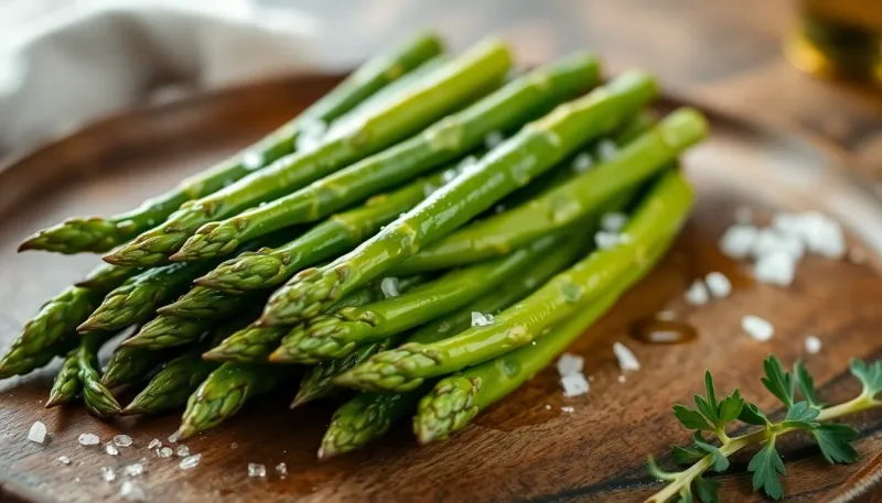 Asperges vertes : les techniques de cuisson à l'eau révélées