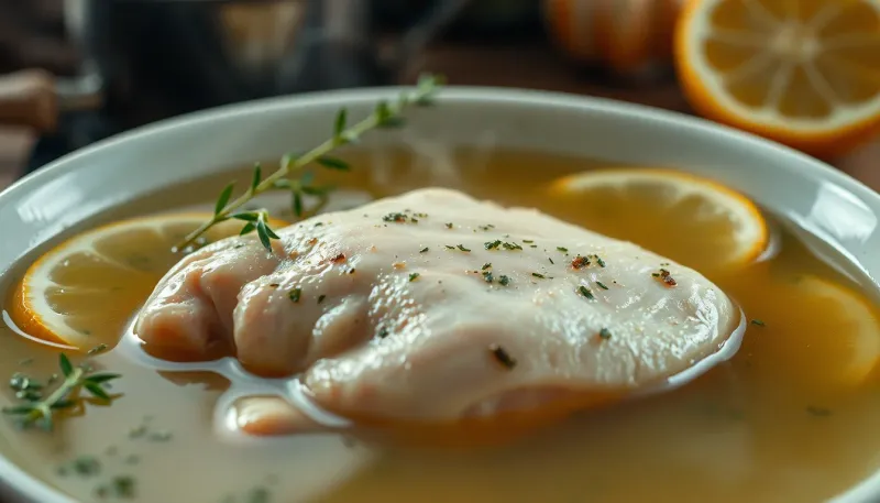 EatingWell : le pochage, méthode de cuisson saine pour le poulet