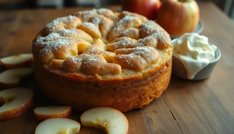 Gâteau aux pommes de Julie Andrieu : la douceur réconfortante à savourer