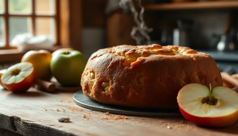 Gâteau aux pommes sans four : prêt en 10 minutes à la poêle