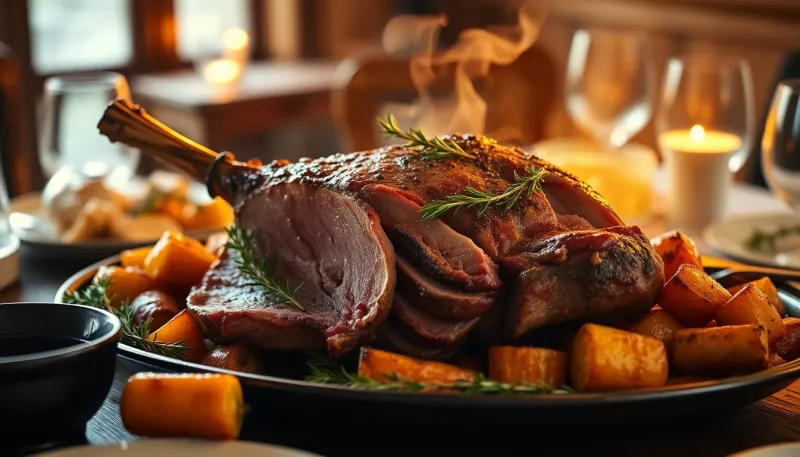 Recette d'agneau de Pâques au four avec 5 ingrédients simples