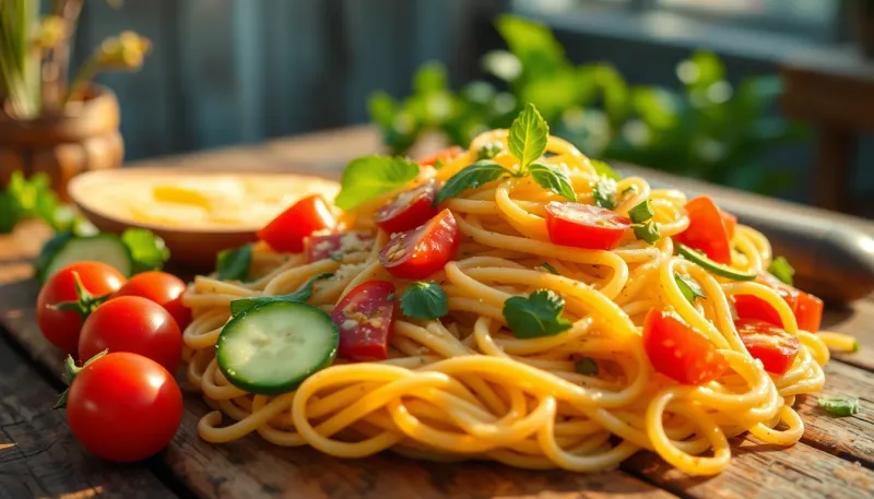 Salade de pâtes fraîches : comment limiter la glycémie avec une technique simple